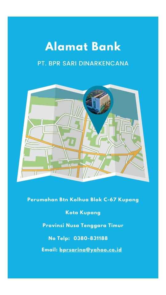 Alamat PT. BPR SARI DINARKENCANA Alamat PT. BPR SARI DINARKENCANA